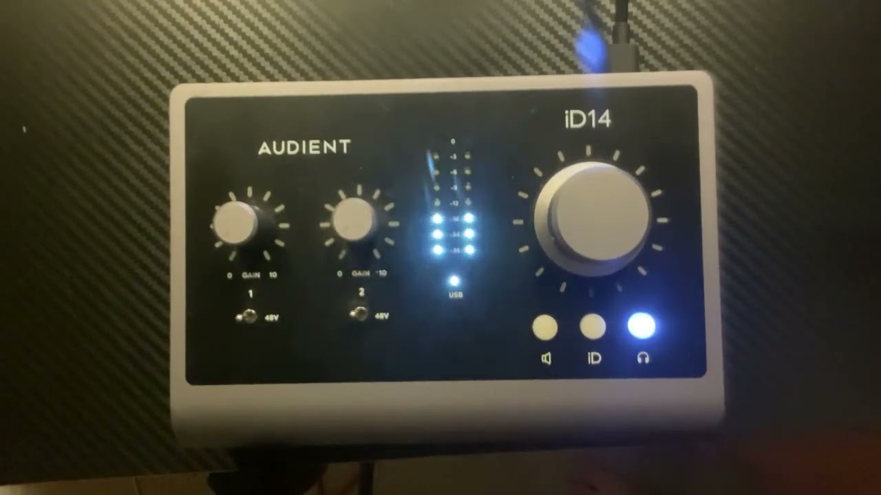 Audient ID14 with Gibson