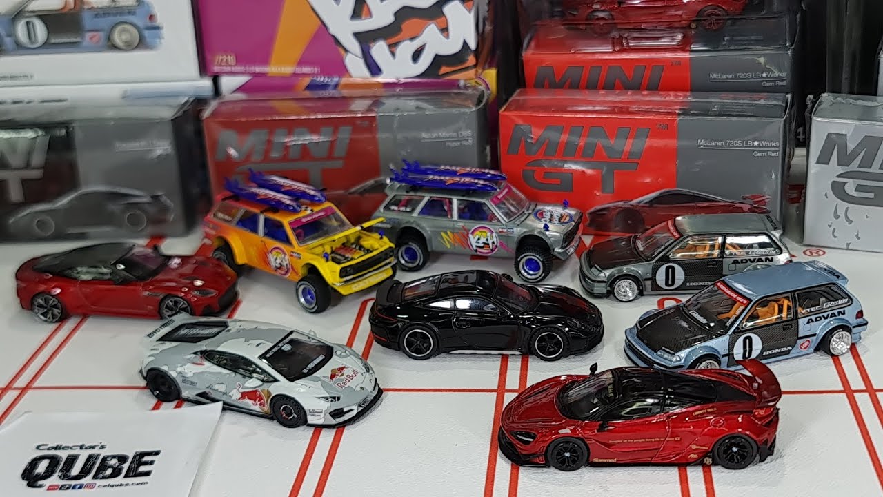 V2 Mini GT Ep74 Mad Mike NIMBUL 720s LBWK Aston Martin DBS, KHMG Civic Roulette и 510 Island Wagon
