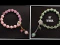 CARA BIKIN GELANG MUTIARA KRISTAL easy crystal bracelet pearl bracelet DIY TUTORIAL