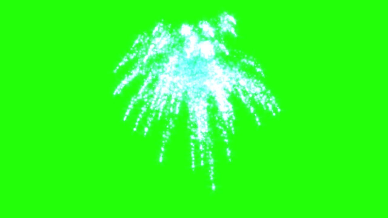 green screen firework effect