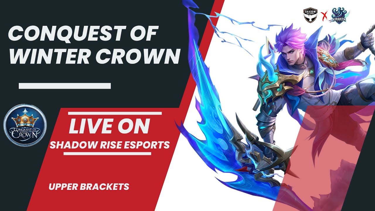 Live 🔴 | Conquest Of winter Crown | Round 4 | Upper Brackets | Shadow ...
