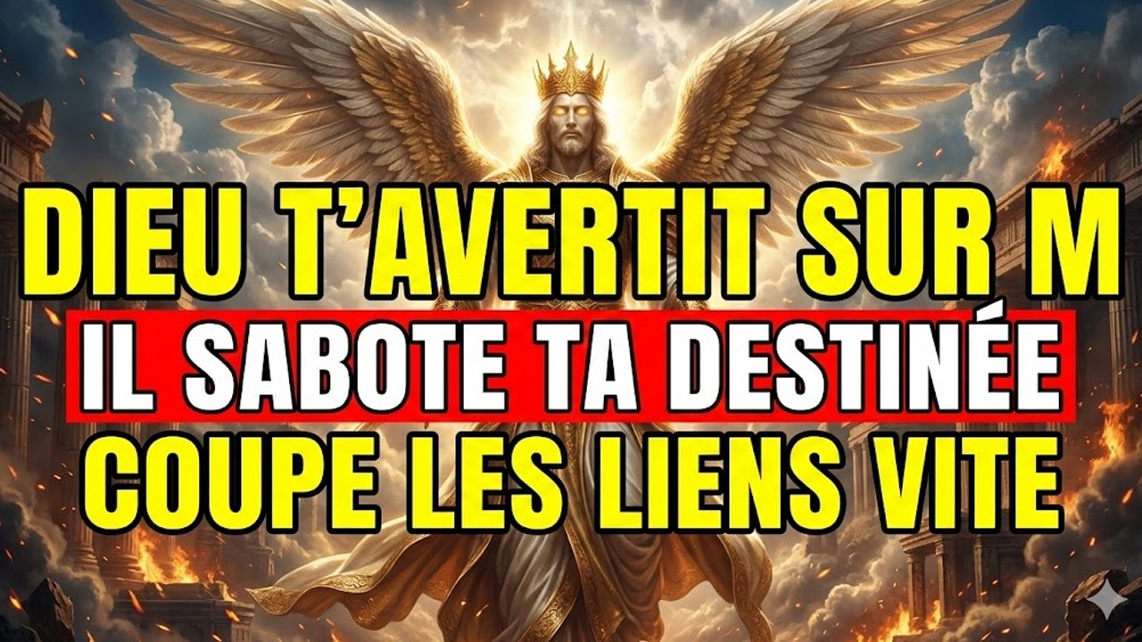 ÉLU‼️ DIEU T’AVERTIT : Quelqu’un avec la lettre “M” VOLE ta PAIX en SECRET 😱