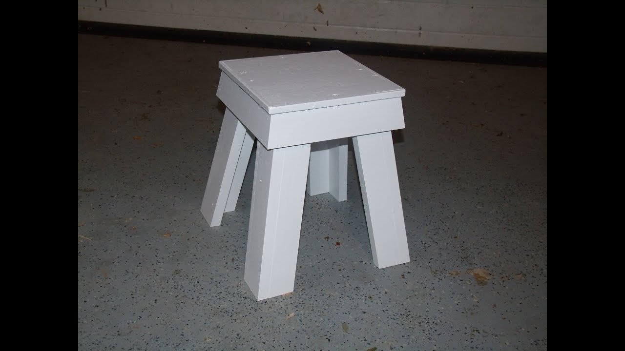 Making a Raked and Splayed-Leg Stool or Stand