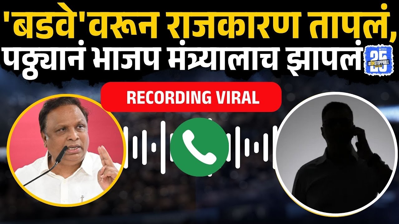 Ashish Shelar यांना बडवे शब्दाच्या वापरावरून झापलं, तरुणाची Call recording viral | Sakal Media |
