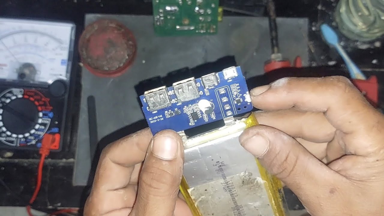 How to repair power bank IC 9000mAh YouTube