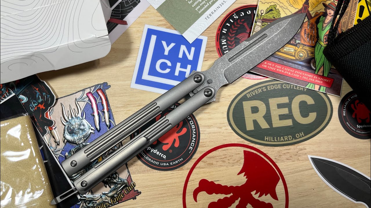 Terrain 365 Bali-XL Terravantium Stonewash Blade, Full Titanium Handle