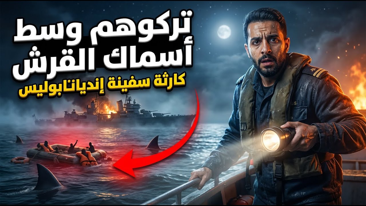 نجوا من الغرق فأكلتهم القروش | 900 بحار في البحر