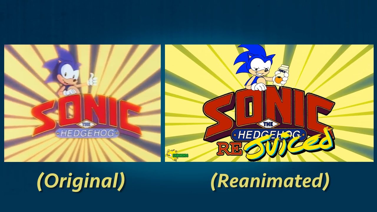 Sonic SatAM ReJuiced: Side by Side Comparison