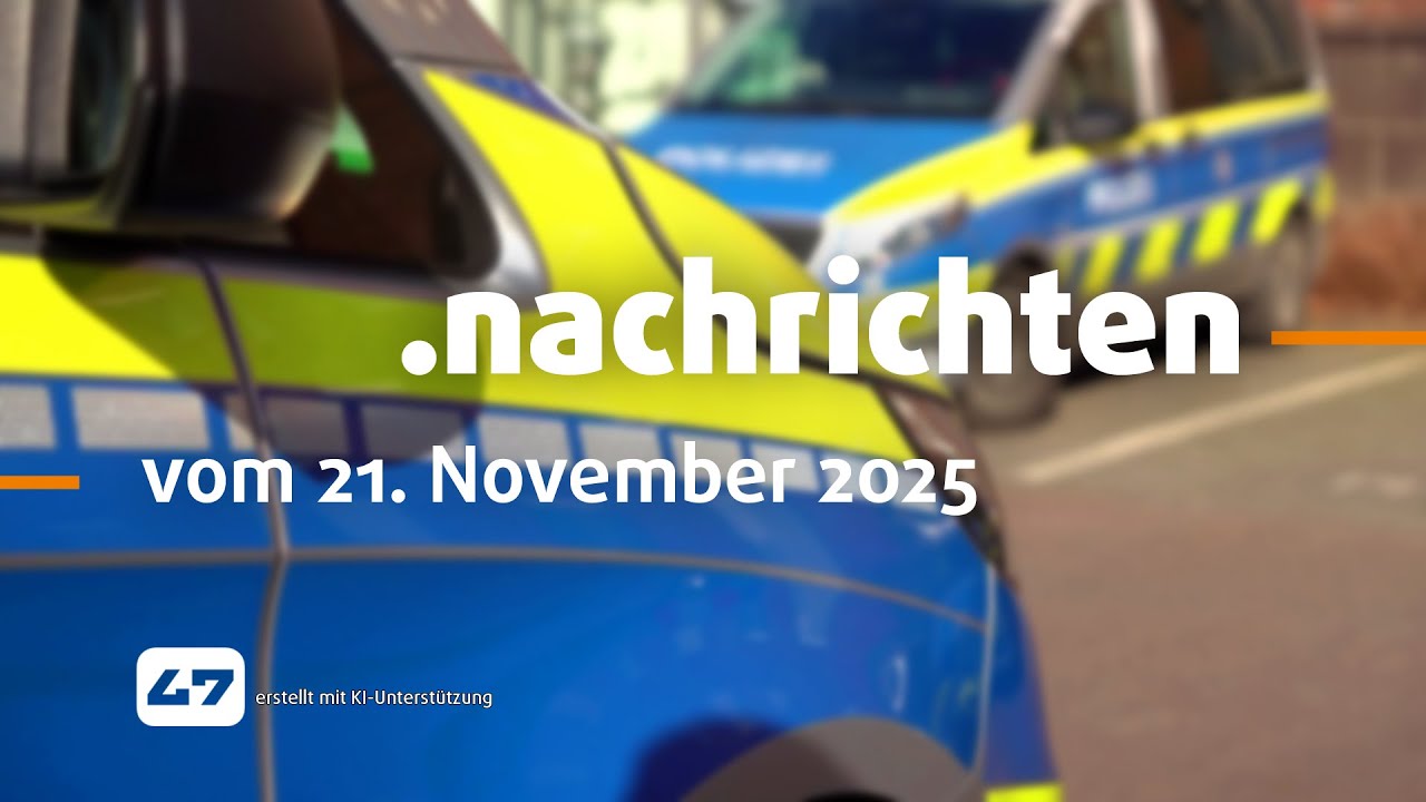 STUDIO 47 .nachrichten | 21.11.2025 | 88-JÄHRIGE IN ALDENRADE BETROGEN: POLIZEI SUCHT ZEUGEN