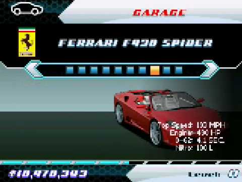 Asphalt 4 Elite Racing IPod Click Wheel Game