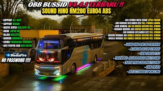 UPDATE !! OBB BUSSID V4.4.1 TERBARU SOUND HINO RM280 ABS GRAFIK ETS2 HD FULL ROMBAK BUS