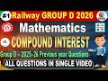 Railway Mathematics Compound  Interest | Group D Maths PYQ | Maths Explanation #SRINIVASMechAcademy