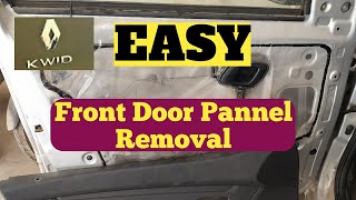 Renault Kwid - How to remove front door plastic panel of Renault Kwid
