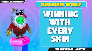 Winning With Every Skin In FALL GUYS #7 GOLDEN WOLF