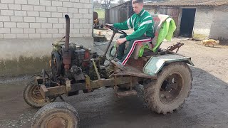 Довгоочікуваний, відео огляд саморобного трактора з двигуном від мотоблока 10 кінських сил.