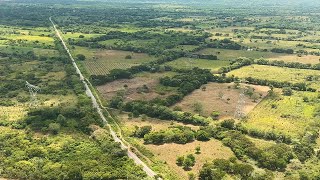 Sobrevuelo en líneas del ferrocarril del Istmo de Tehuantepec