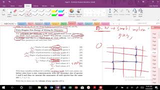 Lecture 4 Flory-Huggins Free Energy Of Mixing Of Polymers