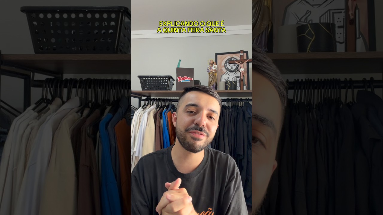 O que é QUINTA FEIRA SANTA? Deixa que eu te explico! 😉