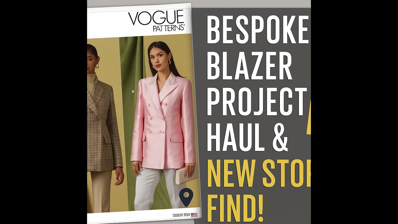 Bespoke Blazer Project Haul & New Store in Stone Mountain | Vogue 1927 Materials Talk #2