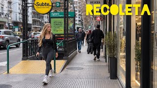 ASÍ ESTÁ RECOLETA UN SÁBADO DE PRIMAVERA 🇦🇷 | Buenos Aires Walking Tour 4K #argentina #buenosaires 