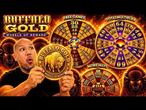 I played Buffalo Gold Wheels of Reward and got some Nice Bonuses!