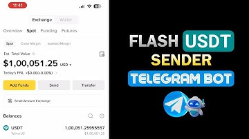 How to Send Flash USDT using Telegram Bot | Binance Flash USDT 2025