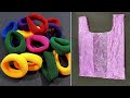 3 Super Easy Ideas using Hair band, Polybag, Wool - DIY Crafts