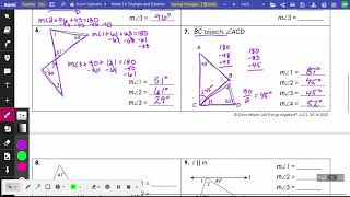 Week 14 Triangle and Exterior Angle Theorem Notes Wealth