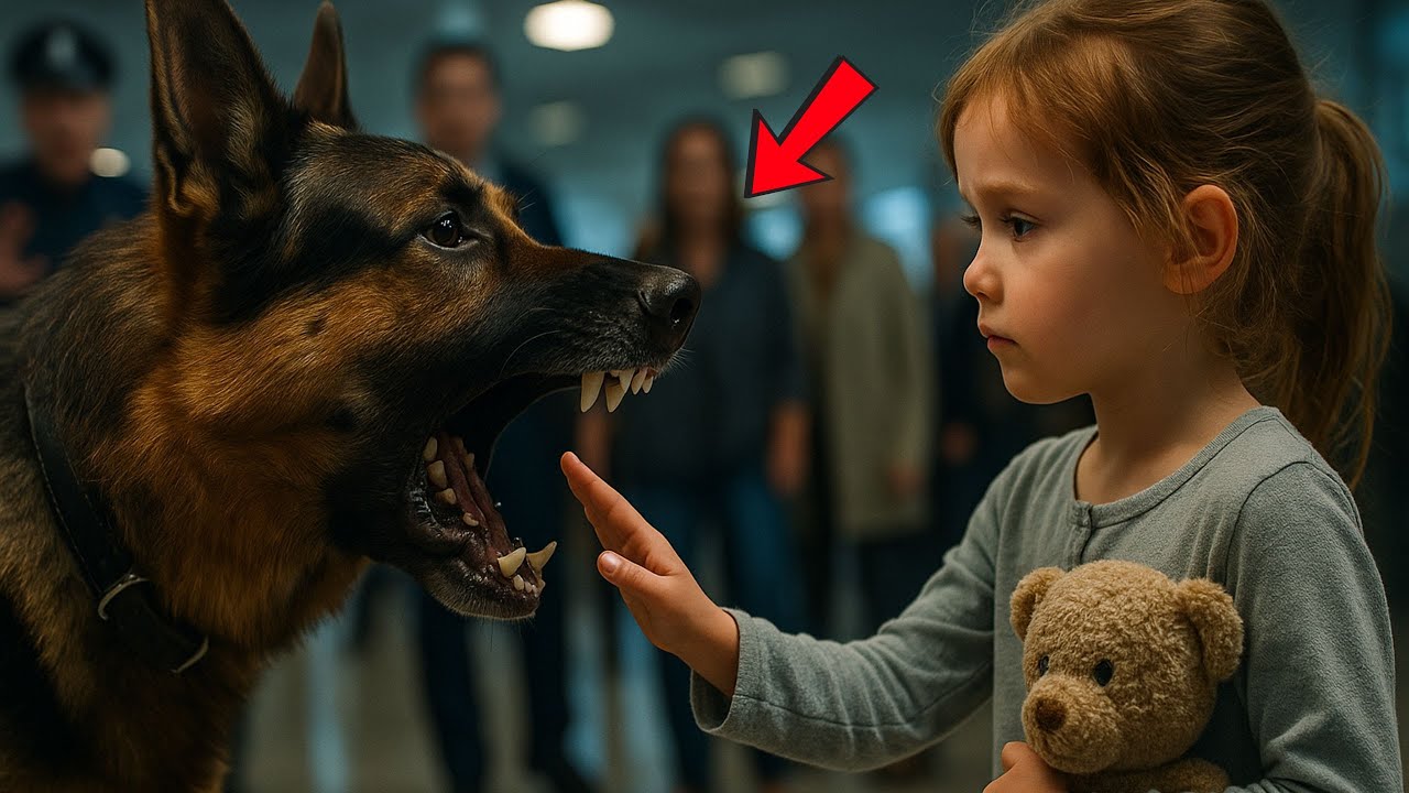 The police dog that no one could control… until a brave girl changed everything.