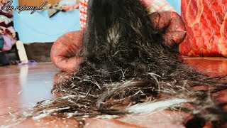 Black Silky Shiny Long Hair On The Floor Long Hair Model New