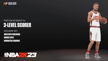 I MADE A 3-LEVEL SCORER IN NBA 2K23 CURRENT GEN