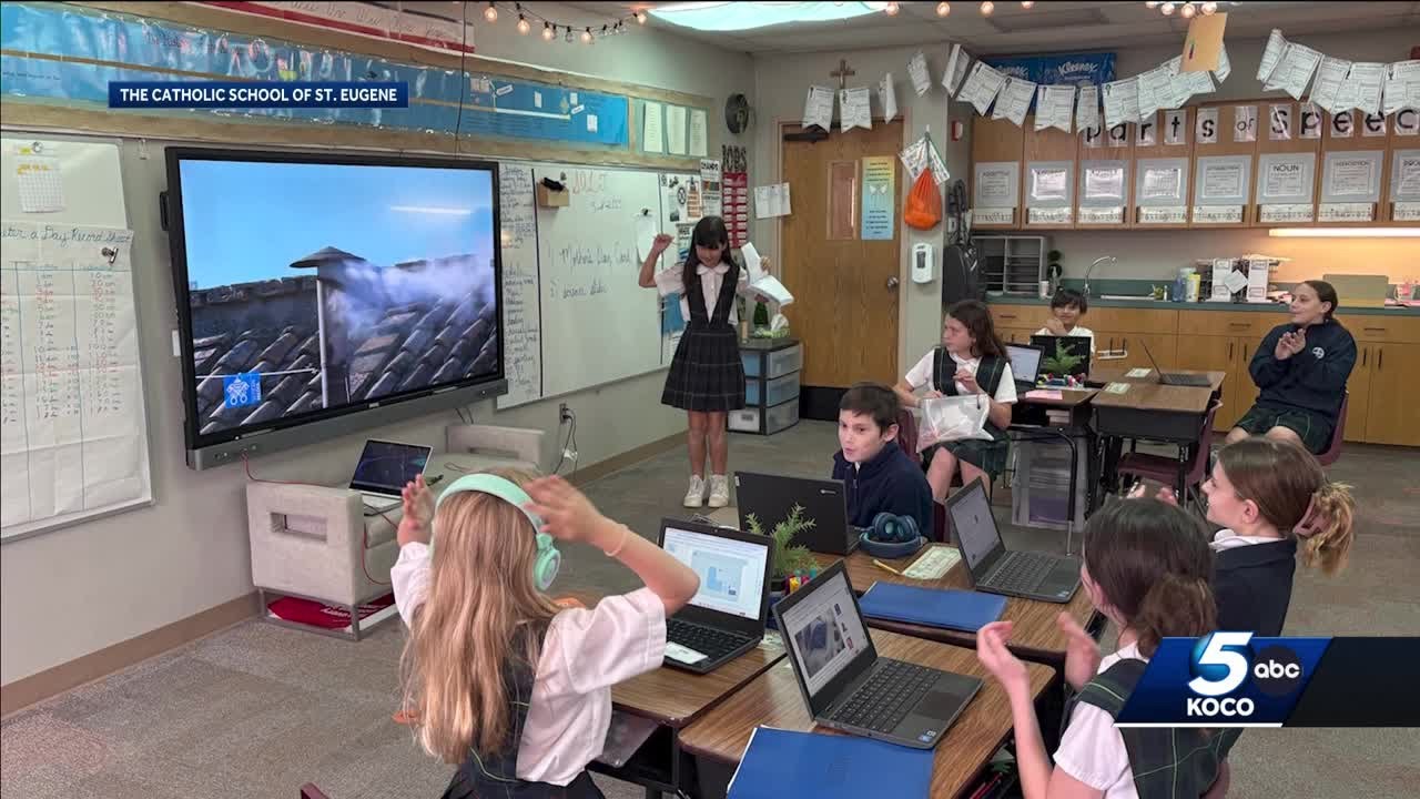 Oklahoma students celebrate papal conclave with excitement