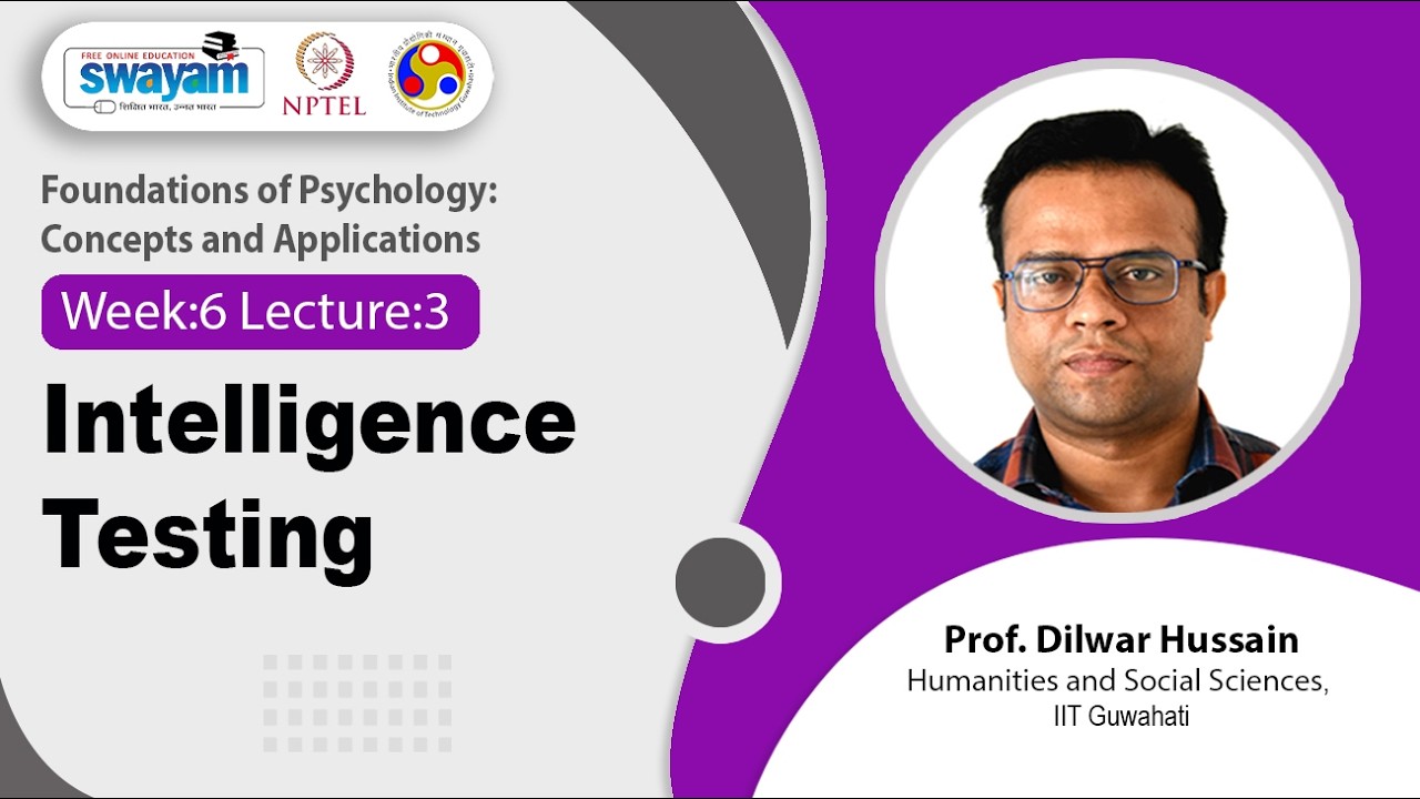 Lec 16: Intelligence Testing