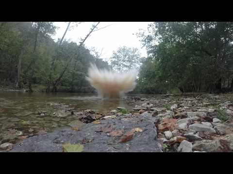Explosive Targets at the creek!