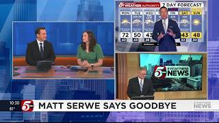 Meteorologist Matt Serwe says goodbye to Minnesota