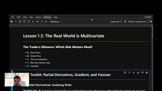 1.3 Greeks, Partial Derivatives and Hessian Matrix