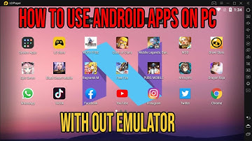 How to run android app without Emulator Software on your Computer/PC.  Run android apps.
