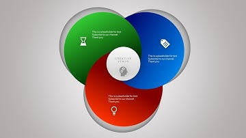 How To Create a #Three #Steps #Circular Infographic Diagram in Microsoft Office PowerPoint PPT
