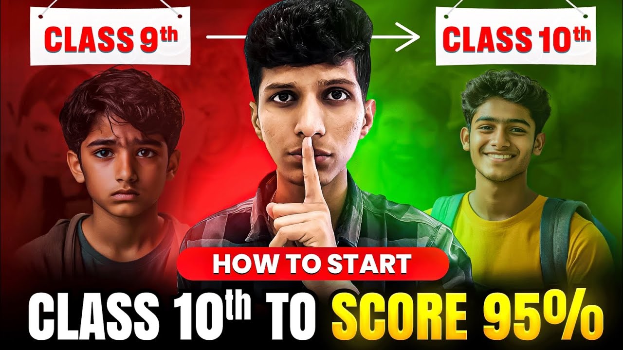 How To Start Class 10th 2025-26🔥 Full ROADMAP to 95% | Board Exam 2026 ...