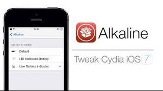 Alkaline - iOS 7 Jailbreak Tweak - Change Battery Icon to something new! 2014
