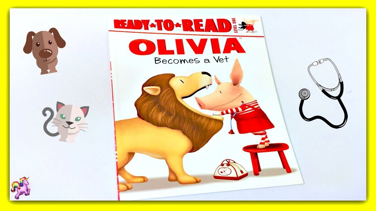 OLIVIA "OLIVIA A VET" Read Aloud Storybook for kids, children