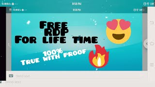 Free RDP For Life Time  : 1000% True? | With Proof | 2021