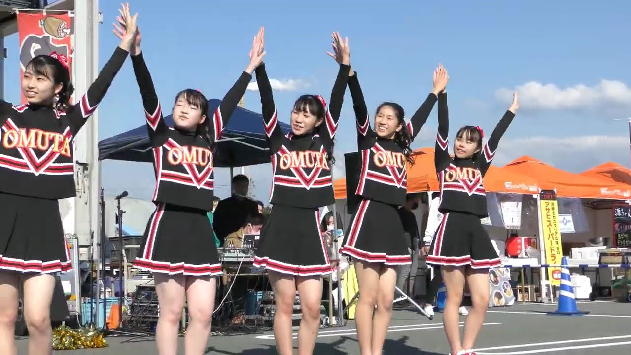 大牟田高校チアリーダー「SHEEY !!」　肉まつり 2020/11/29