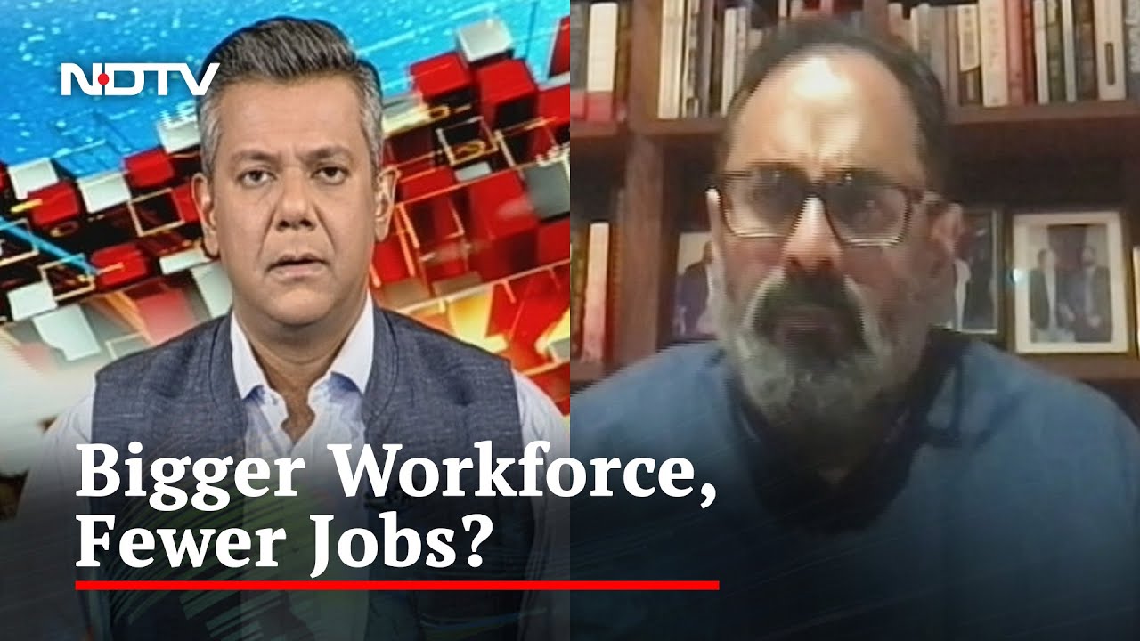What Union Minister Rajeev Chandrasekhar Said On India's Job Prospects | Left, Right & Centre