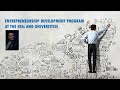 Entrepreneurship development program at higher education institutions and universities