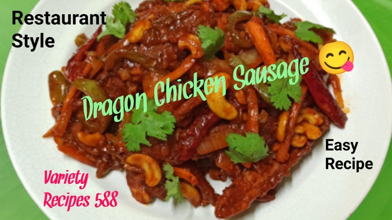 Dragon Chicken SausageChicken Sausage Recipe MalayalamChicken Hotdog