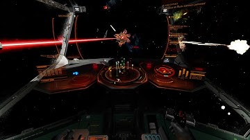Elite Dangerous Krait MKII Fixed Enhanced AX Multicannon Uncut 1hour interceptor killing nonstop