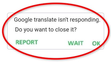 Fix Google Translate isn