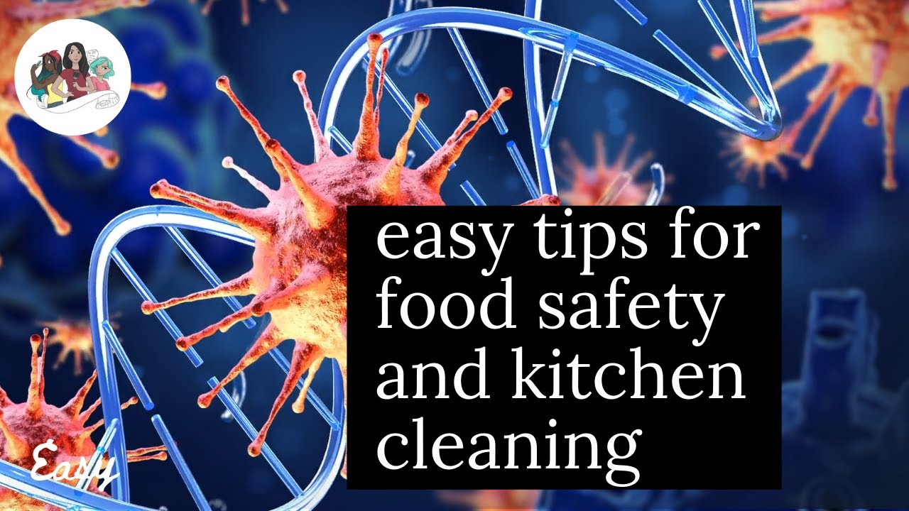 Easy tips for kitchen cleaning Food safety and hygiene in the kitchen YouTube