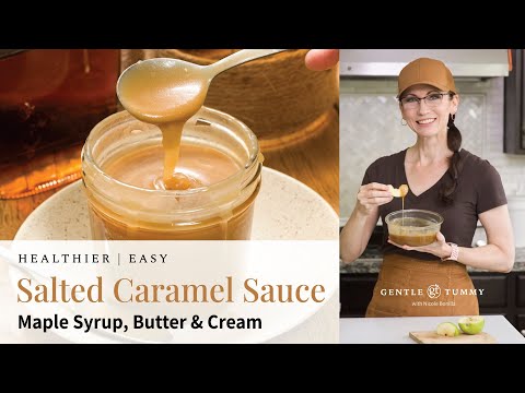 EASY Homemade Maple Syrup Salted Caramel Sauce Recipe